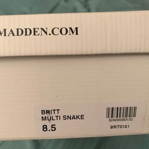Steve Madden new (Britt multi snake)
